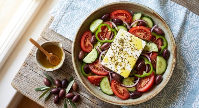 Simple Greek Salad Recipe — Fresh, Easy & Authentic